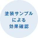 塗装サンプルによる効果確認